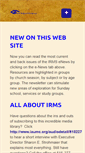 Mobile Screenshot of irms.org